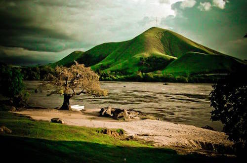 River and Mountains in Gabon