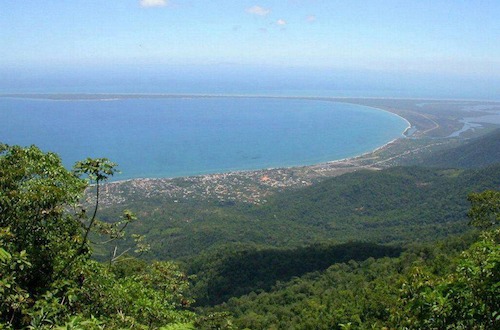 Coastline in Honduras