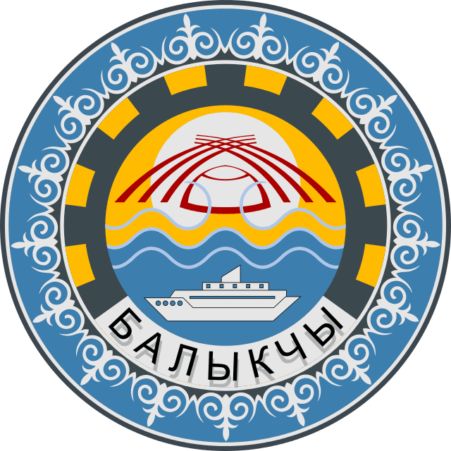 Coat of arms of Balykchy Kyrgyzstan