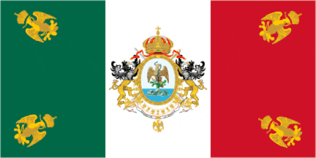 Flag of Mexico 1864