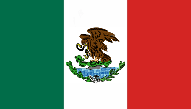 Flag of Mexico 1917-1918