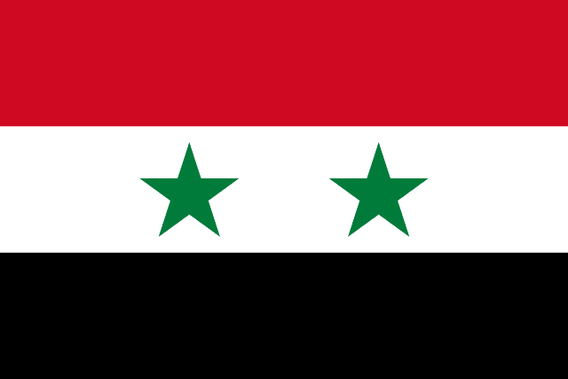 Flag of the United Arab Republic 1958–1971