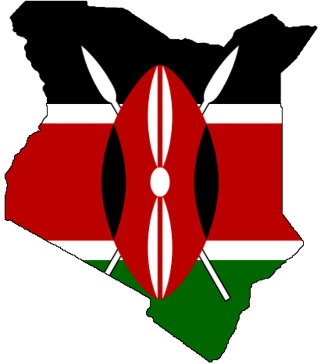 Kenya Flag Map