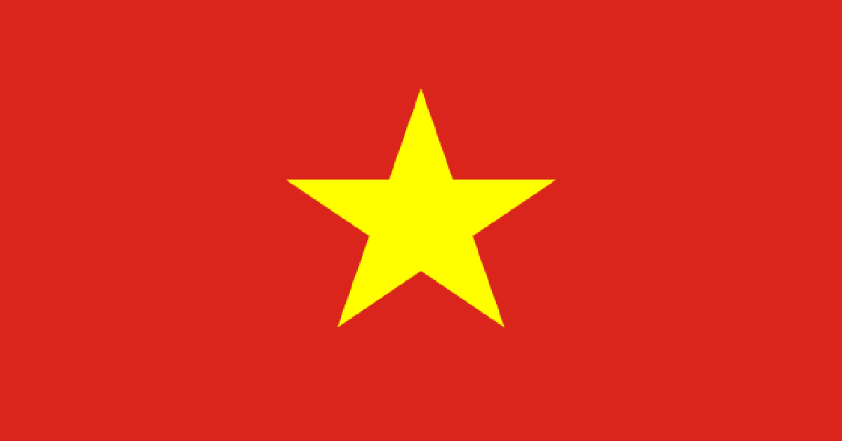 Vietnam Flag – Red Flag With a Golden Star