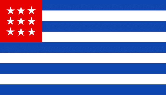 El Salvador Flag 1865