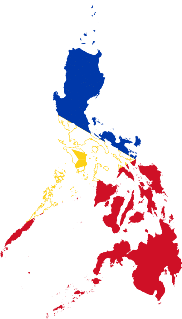 Philippines Flag Map