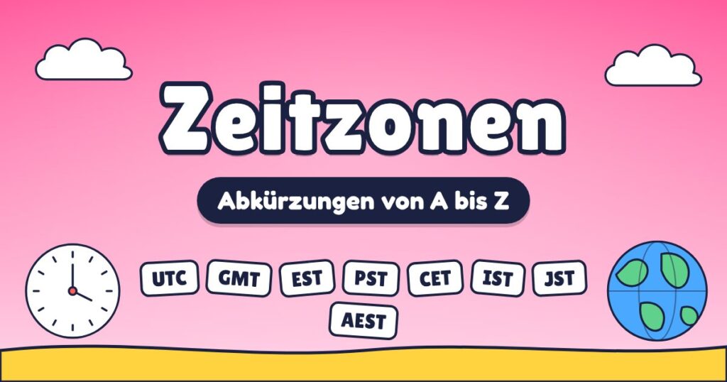Abkürzungen für Zeitzonen
