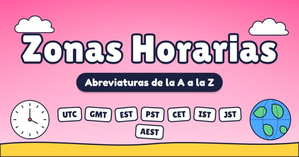 Abreviaturas de zonas horarias