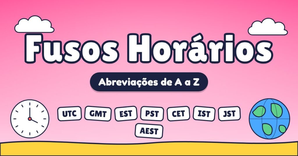 Abreviaturas de fusos horários