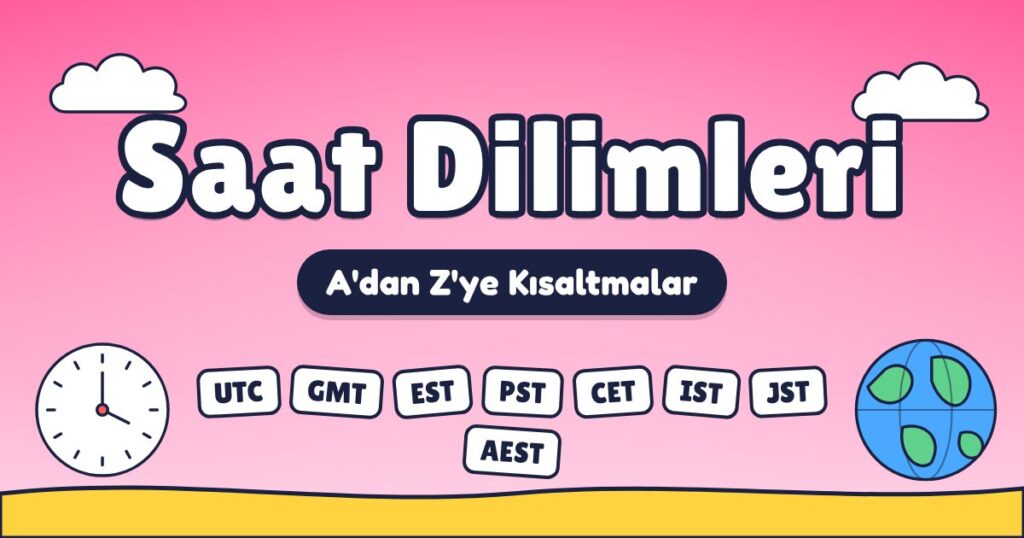 Saat Dilimi Kısaltmaları